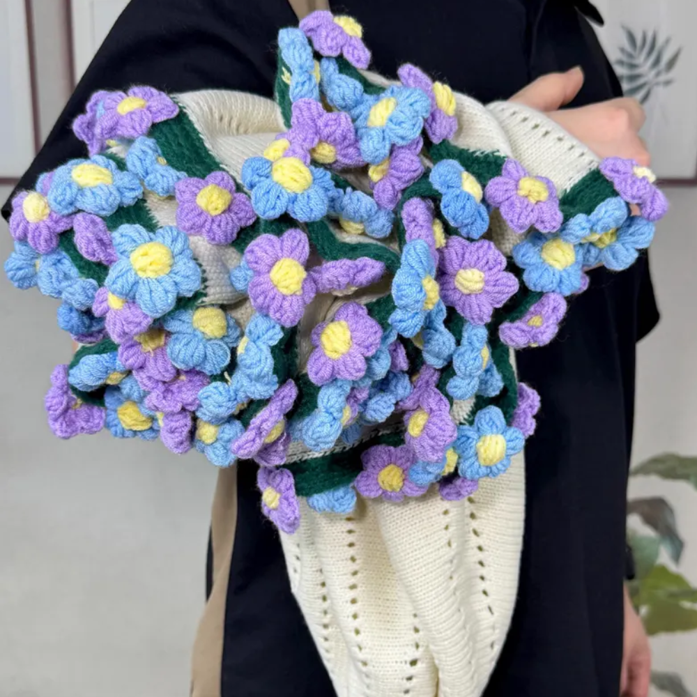 Handmade Flower Blanket