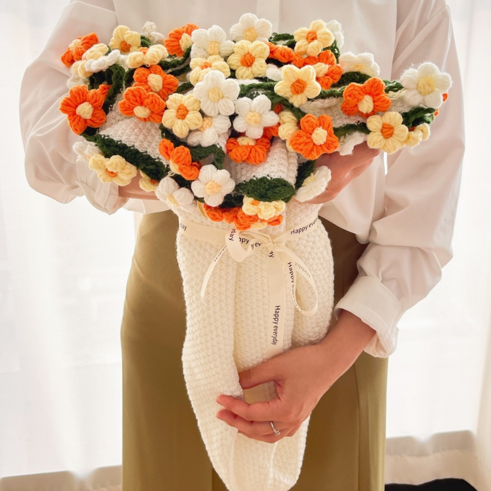 Handmade Flower Blanket