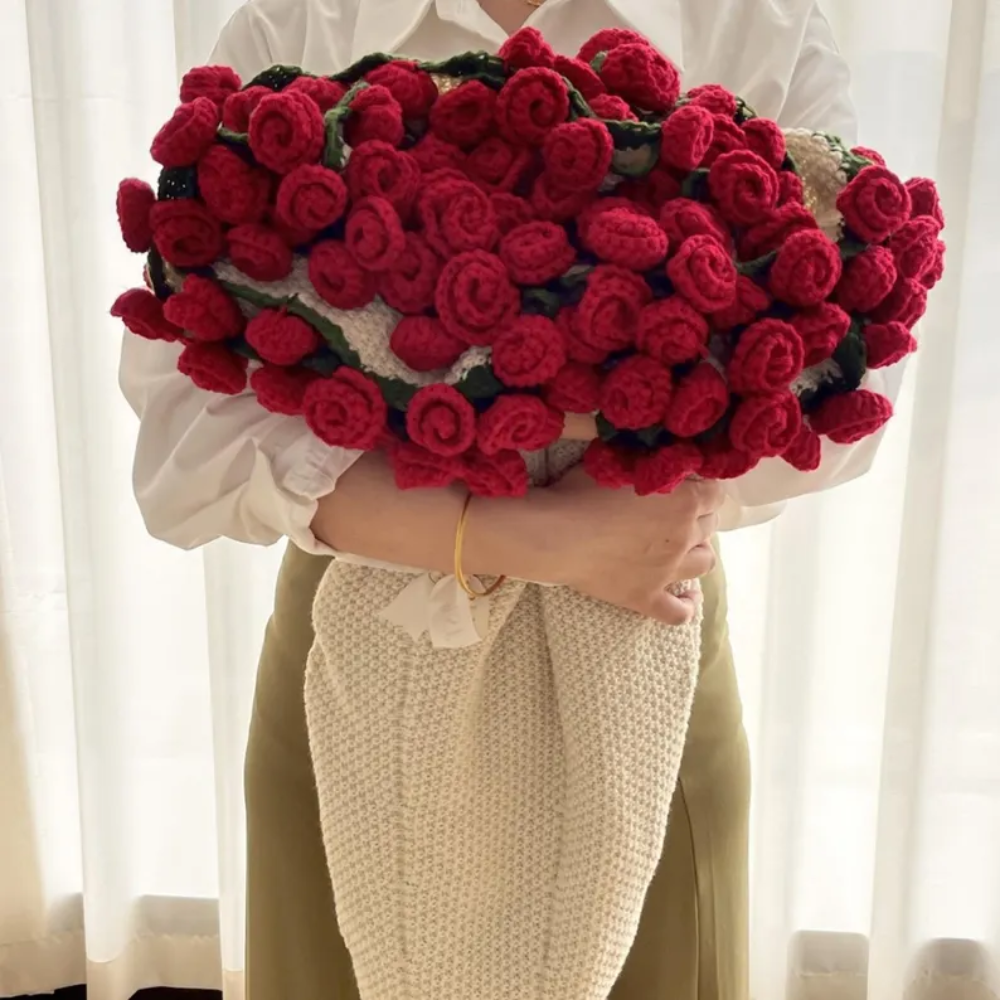 Handmade Flower Blanket